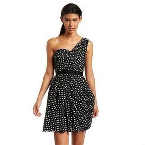 Jessica Simpson one shoulder polka dot dress NWT